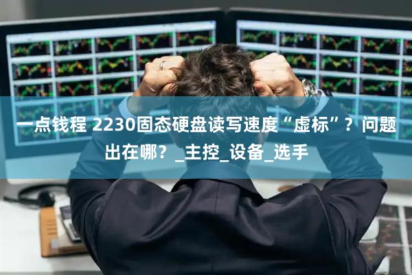 一点钱程 2230固态硬盘读写速度“虚标”？问题出在哪？_主控_设备_选手